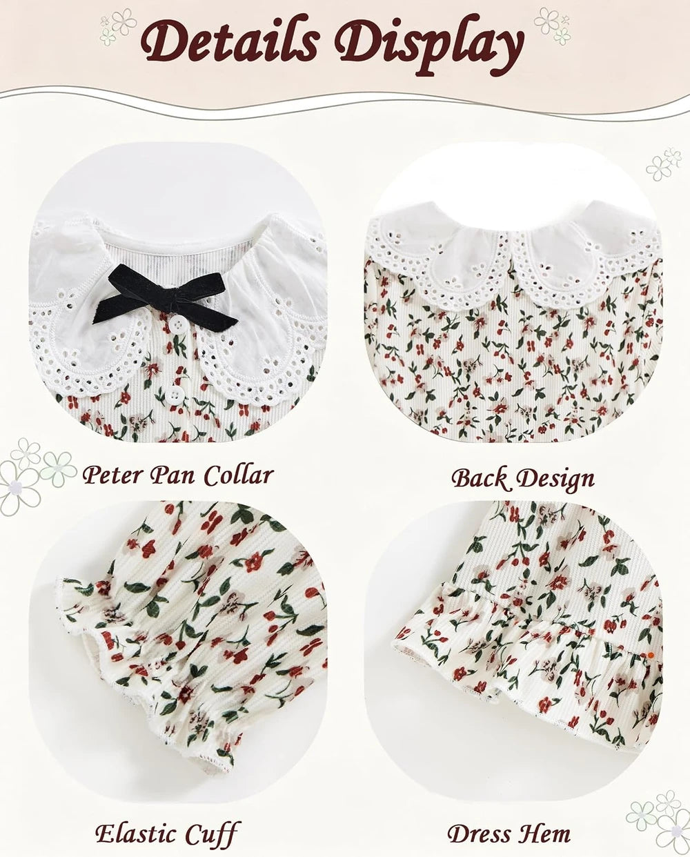 Toddler Girls Long Sleeve Princess Dress