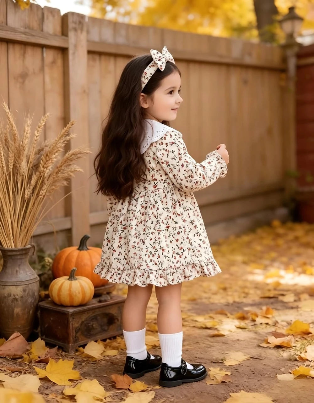 Toddler Girls Long Sleeve Princess Dress